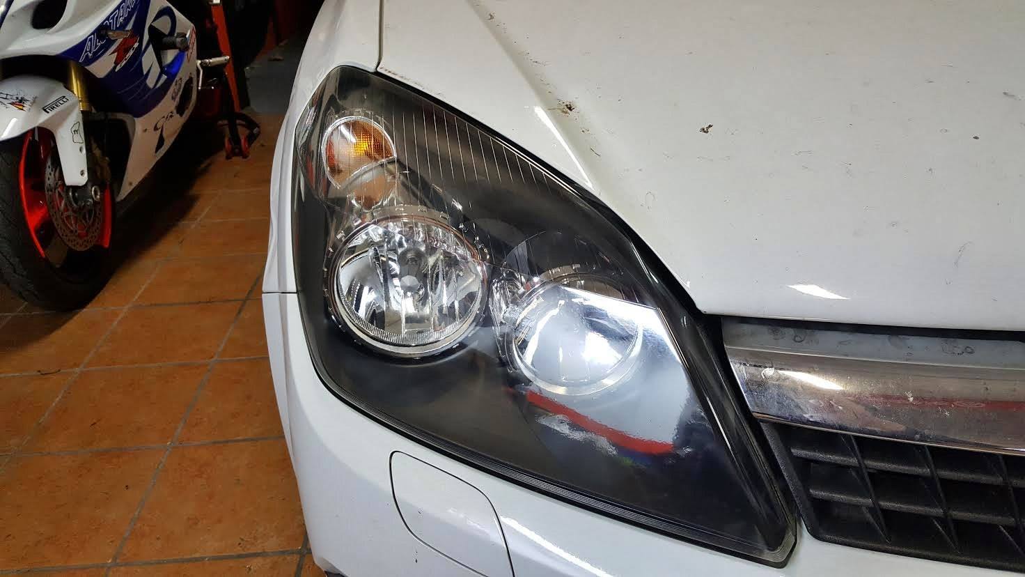 Faro derechos despues de la reparacion